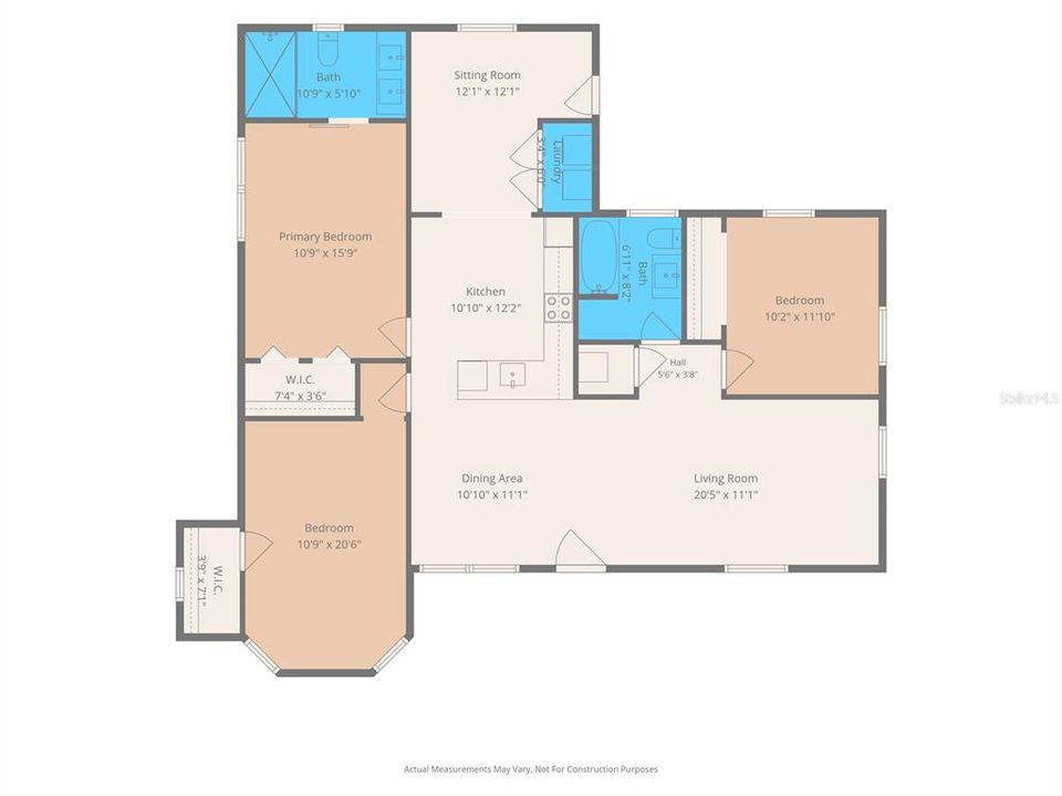 На продажу: $447,000 (3 спален, 2 ванн, 1418 Квадратных фут)