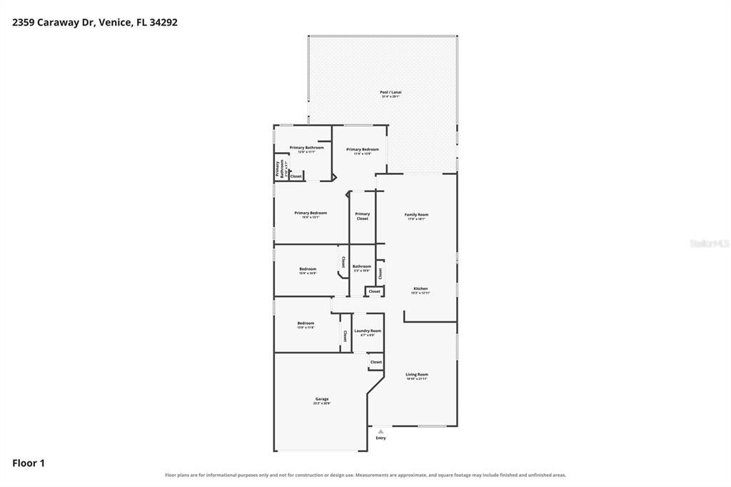 Activo con contrato: $519,000 (3 camas, 2 baños, 2075 Pies cuadrados)