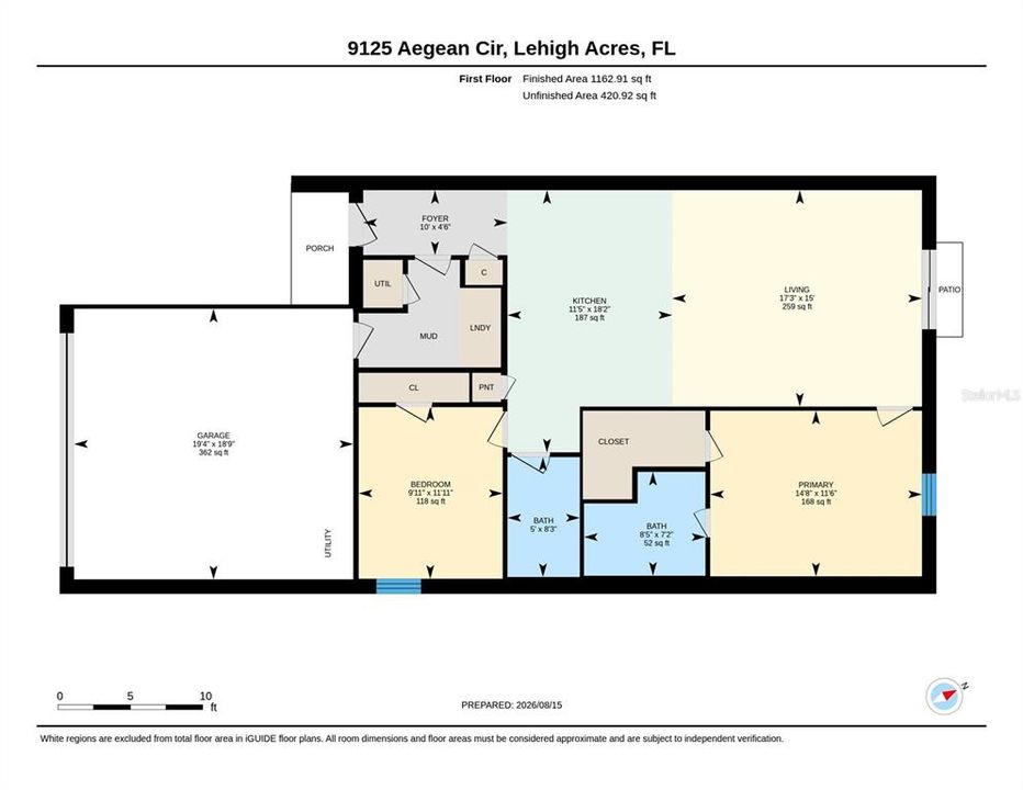 For Rent: $1,425 (2 beds, 2 baths, 1120 Square Feet)
