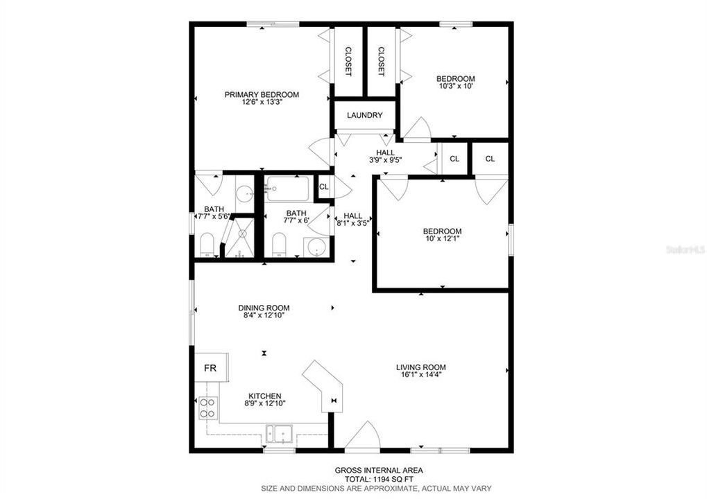 En Venta: $329,000 (3 camas, 2 baños, 1200 Pies cuadrados)