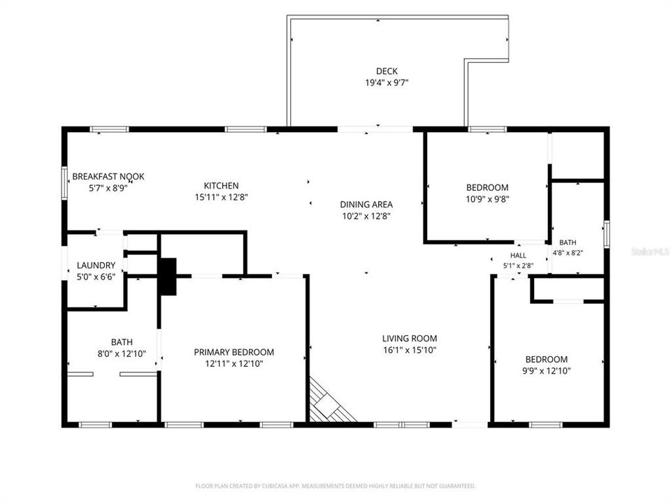 На продажу: $349,900 (3 спален, 2 ванн, 1296 Квадратных фут)