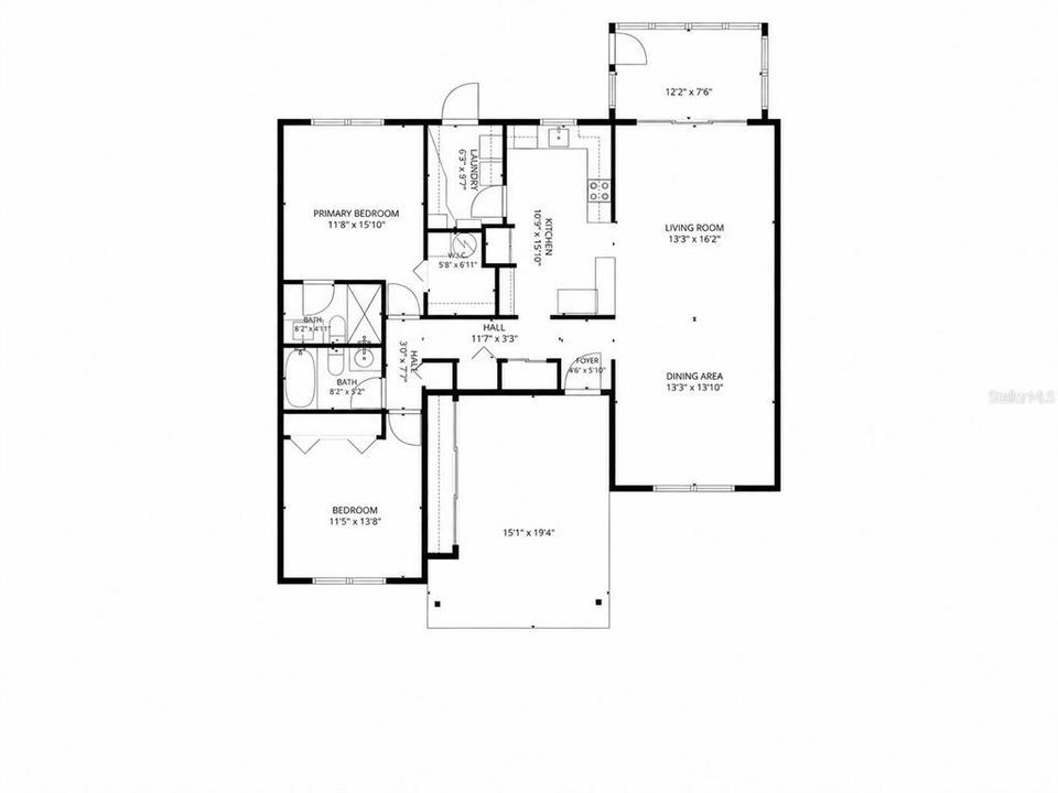 For Sale: $450,000 (2 beds, 2 baths, 1200 Square Feet)