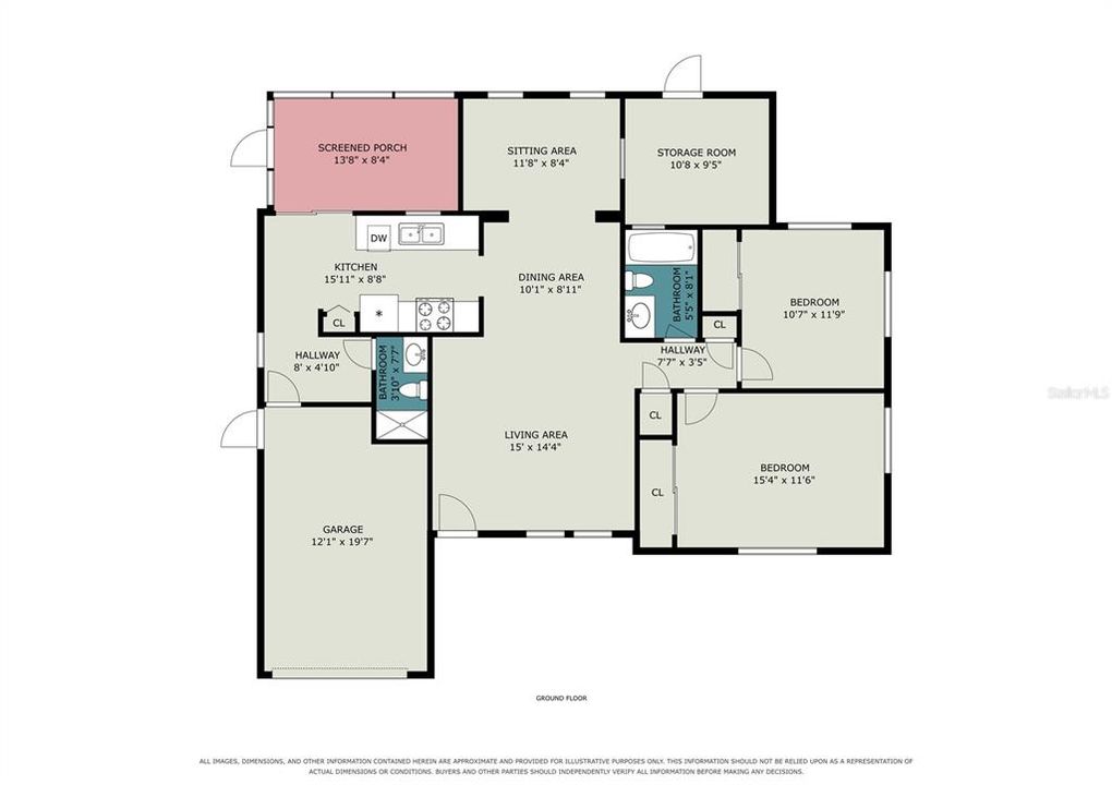For Sale: $299,900 (2 beds, 2 baths, 1108 Square Feet)
