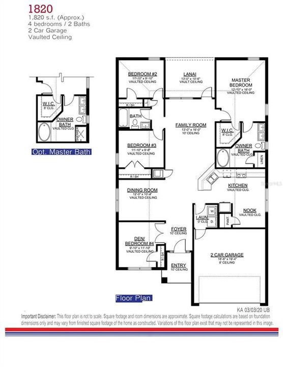 На продажу: $299,450 (4 спален, 2 ванн, 1820 Квадратных фут)