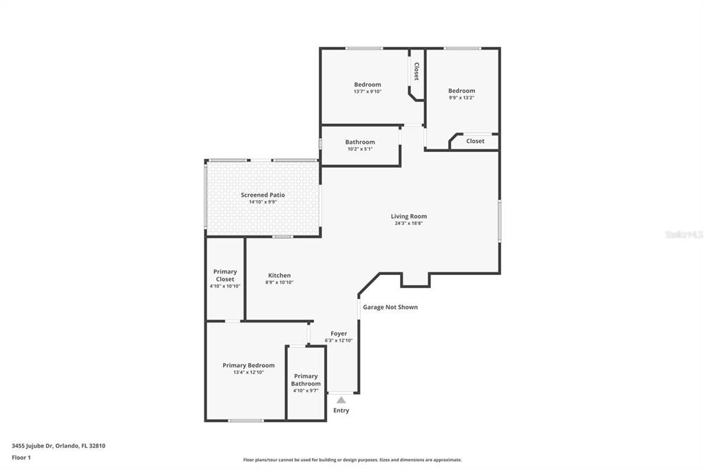На продажу: $350,000 (3 спален, 2 ванн, 1171 Квадратных фут)