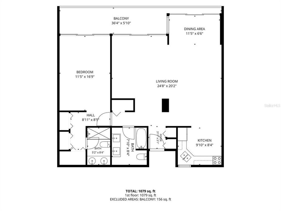 En Venta: $350,000 (1 camas, 2 baños, 1090 Pies cuadrados)