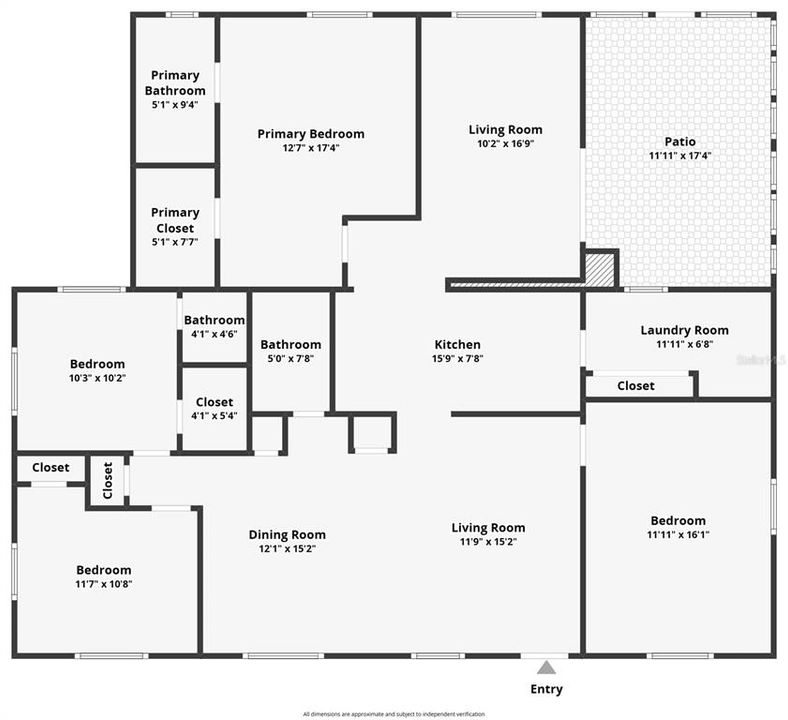 На продажу: $374,900 (4 спален, 2 ванн, 1649 Квадратных фут)