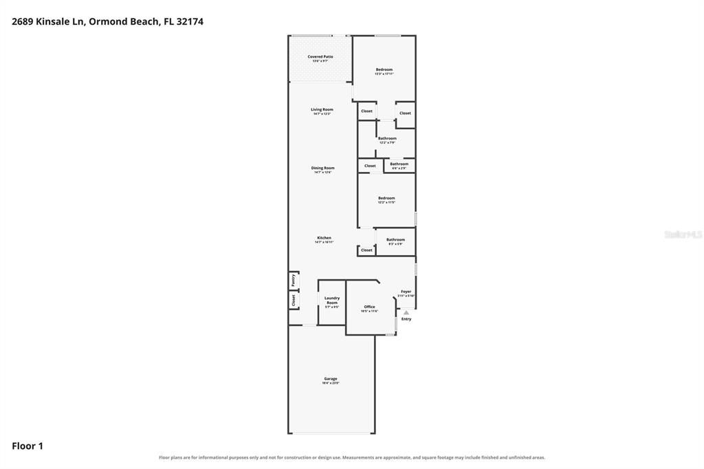 For Sale: $309,000 (2 beds, 2 baths, 1626 Square Feet)