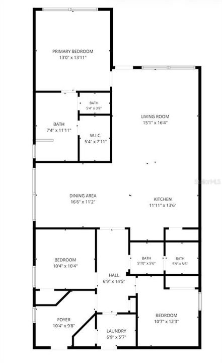 На продажу: $469,900 (3 спален, 2 ванн, 1680 Квадратных фут)