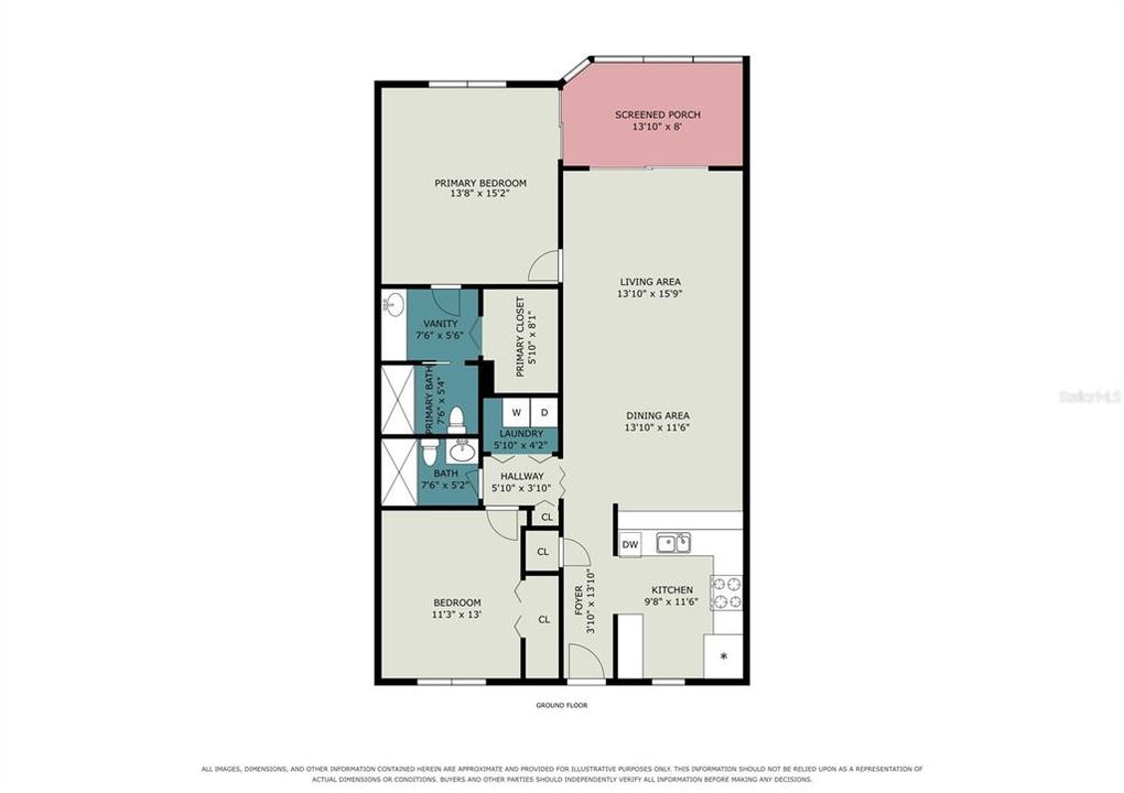 For Sale: $89,900 (2 beds, 2 baths, 1153 Square Feet)