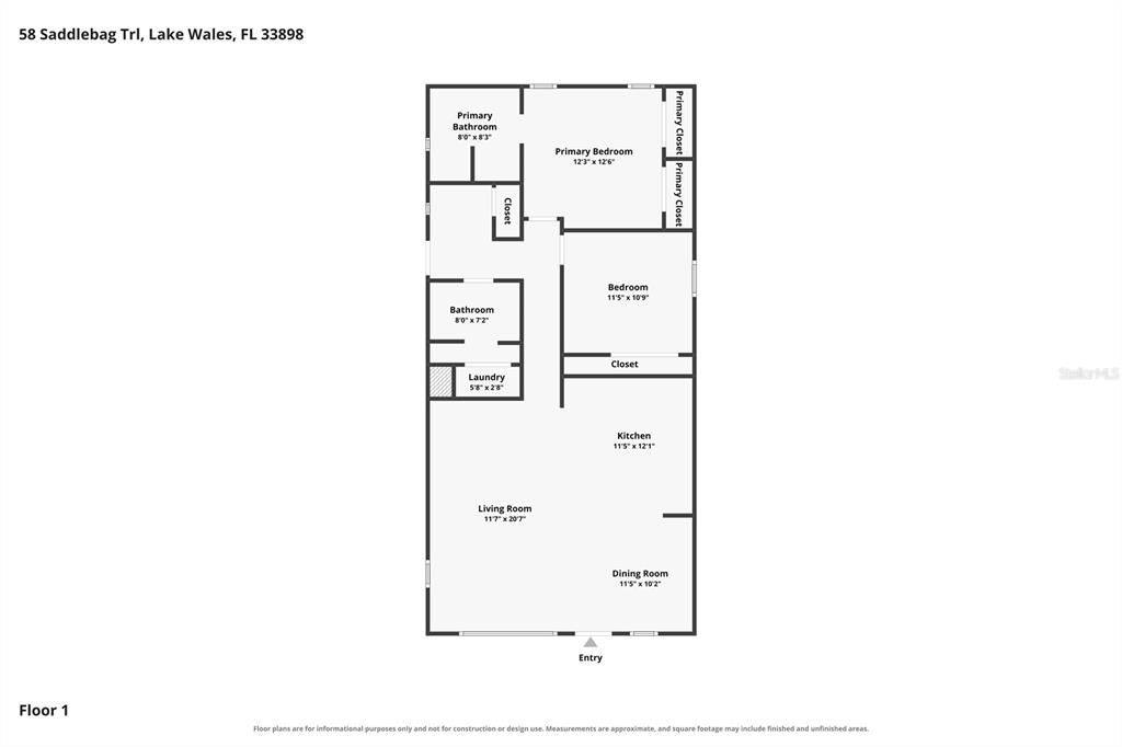 For Sale: $153,000 (2 beds, 2 baths, 1152 Square Feet)