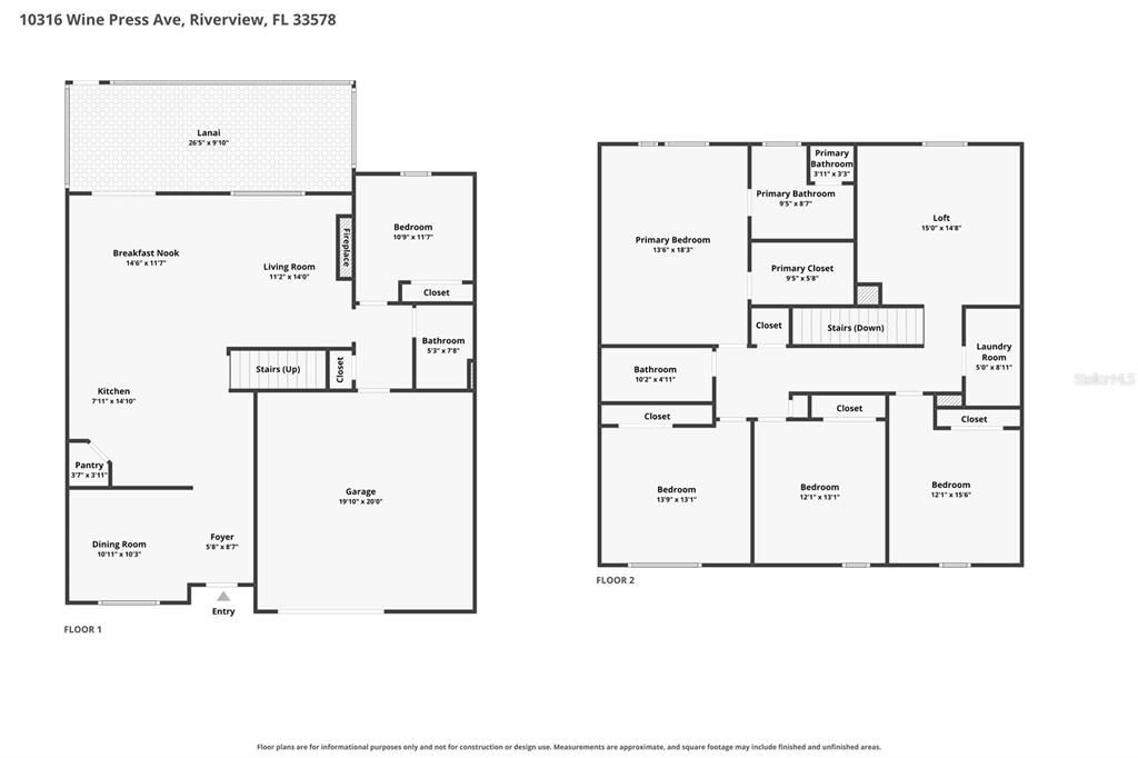 For Sale: $414,900 (5 beds, 3 baths, 2636 Square Feet)