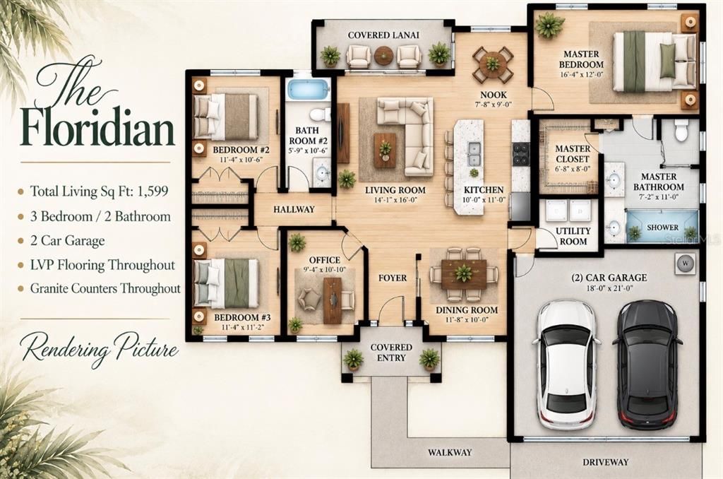 En Venta: $304,900 (3 camas, 2 baños, 1599 Pies cuadrados)