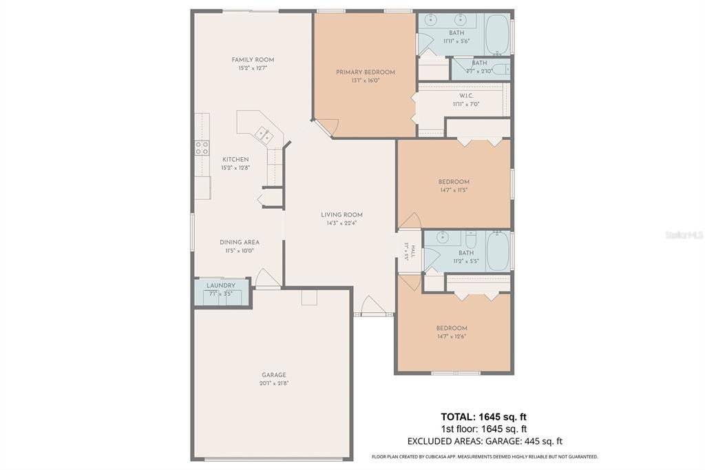 En Venta: $320,000 (3 camas, 2 baños, 1645 Pies cuadrados)