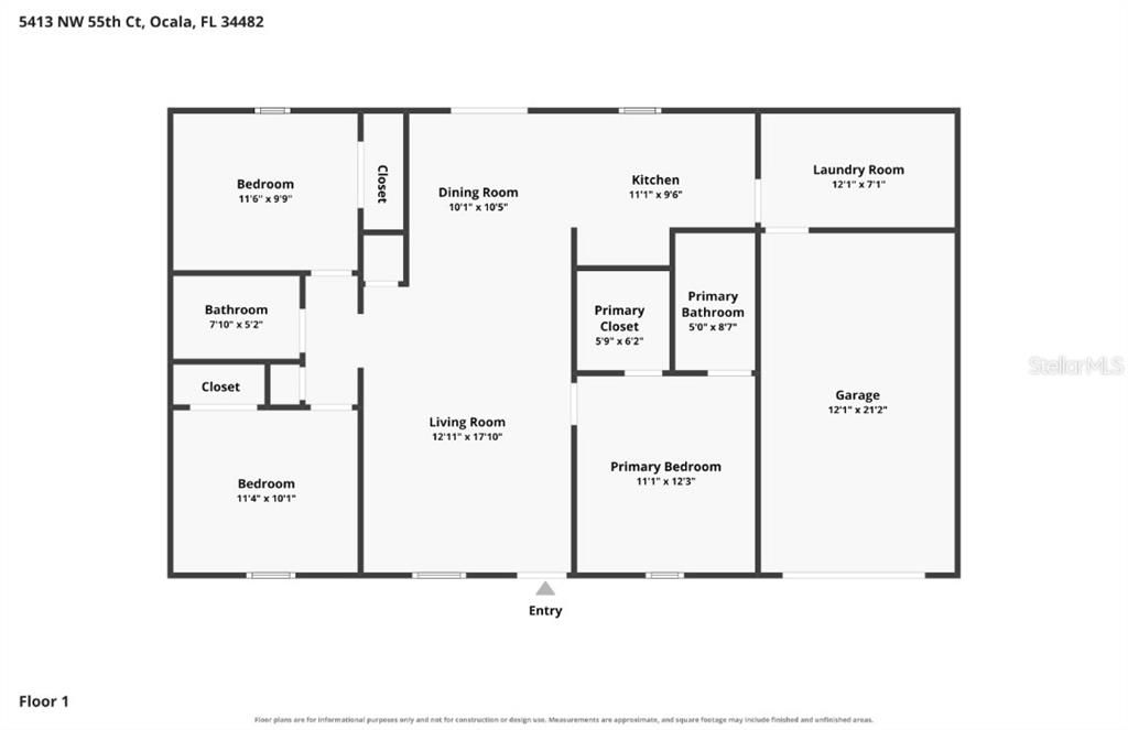 En Venta: $289,000 (3 camas, 2 baños, 1190 Pies cuadrados)