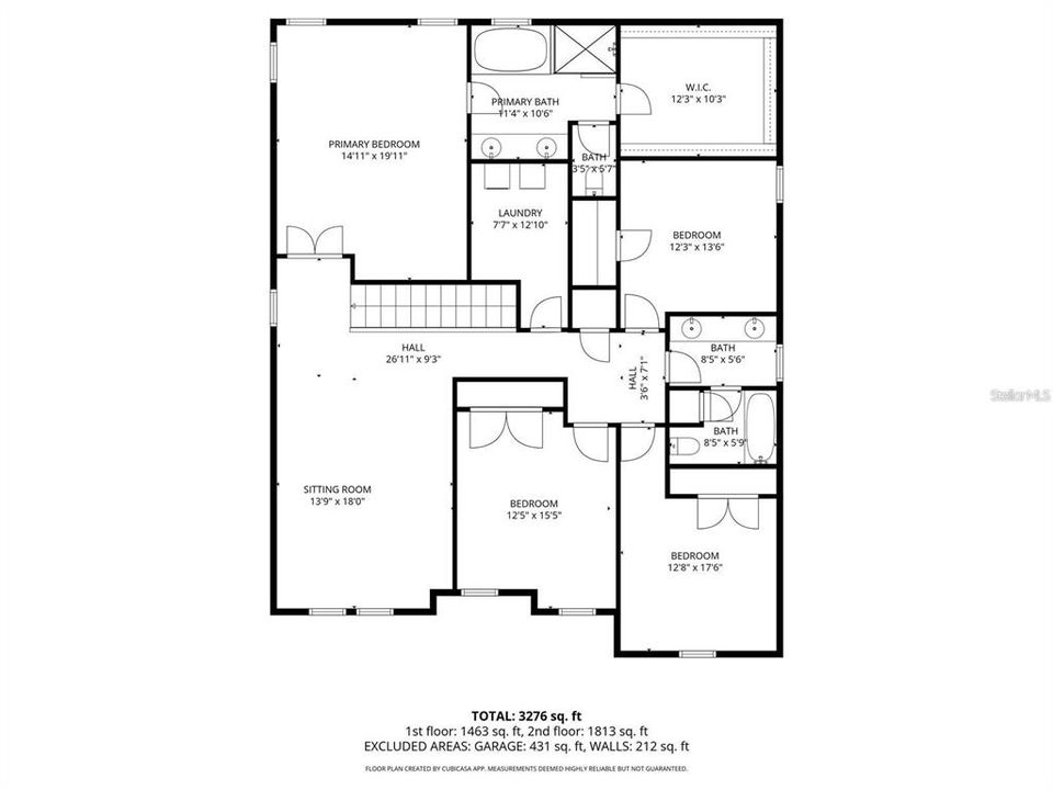 For Sale: $535,000 (5 beds, 3 baths, 3442 Square Feet)