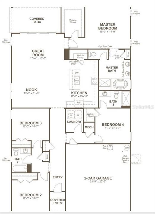 For Sale: $382,997 (4 beds, 3 baths, 2070 Square Feet)