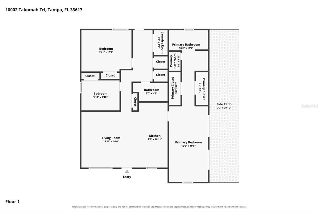 На продажу: $369,500 (3 спален, 2 ванн, 1542 Квадратных фут)