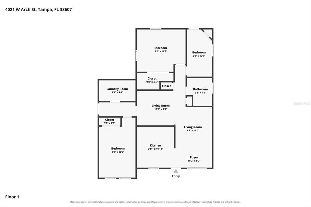 出租: $2,095 (3 贝兹, 1 浴室, 978 平方英尺)