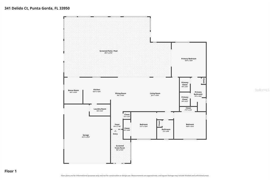 На продажу: $695,000 (3 спален, 2 ванн, 1809 Квадратных фут)