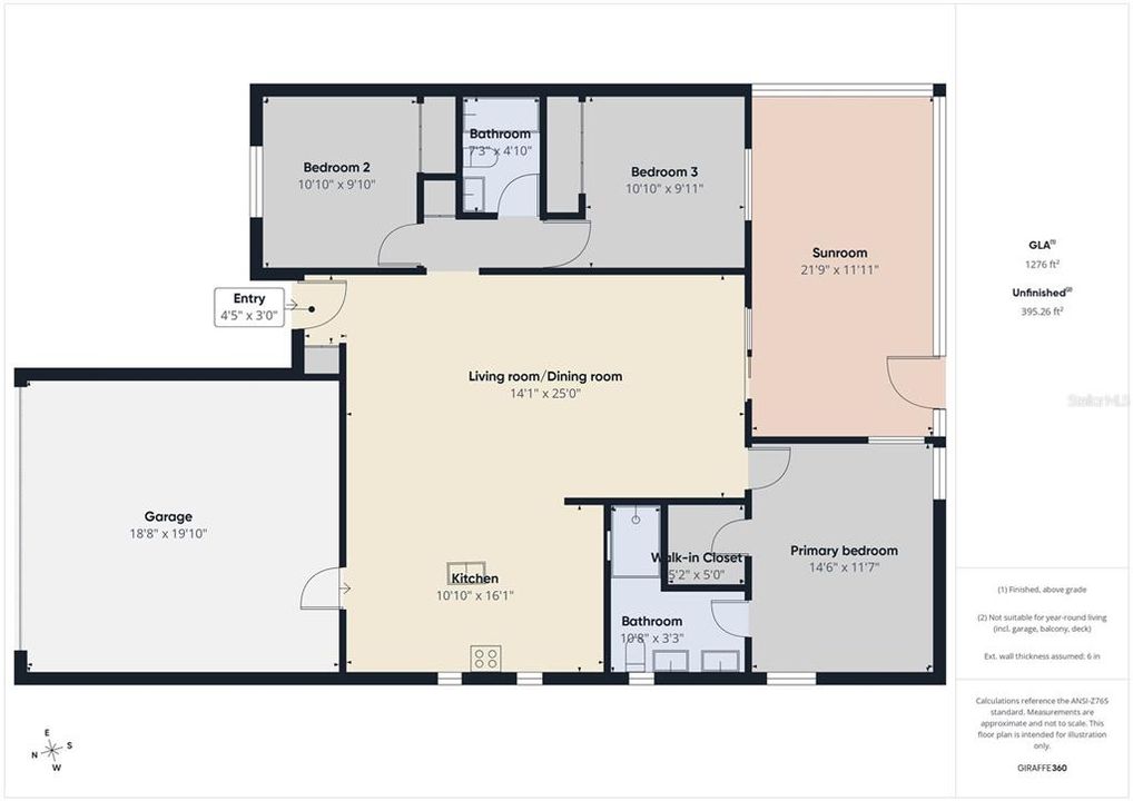 На продажу: $475,000 (3 спален, 2 ванн, 1276 Квадратных фут)