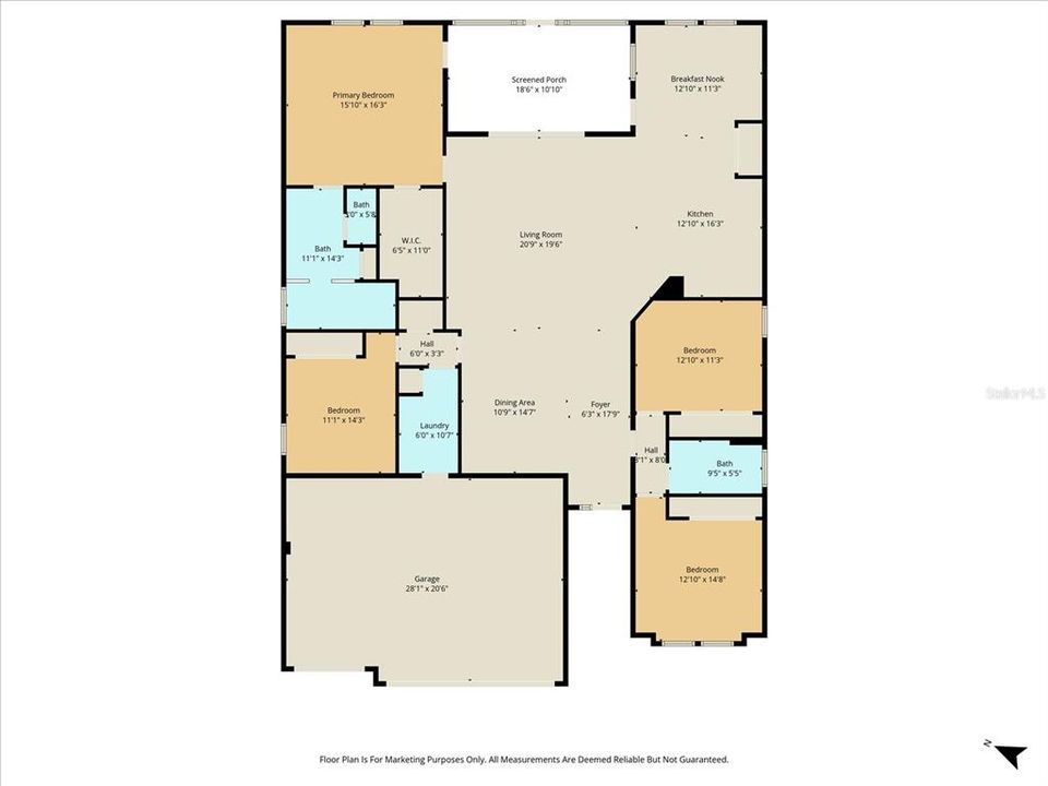 En Venta: $360,000 (4 camas, 2 baños, 2293 Pies cuadrados)
