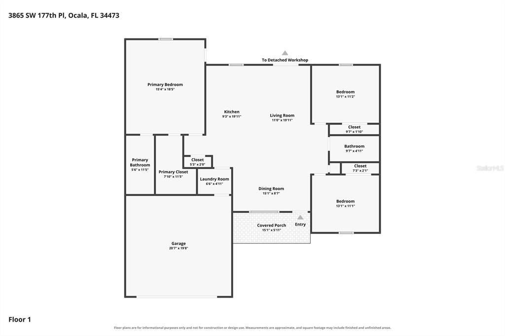 На продажу: $399,500 (3 спален, 2 ванн, 1478 Квадратных фут)