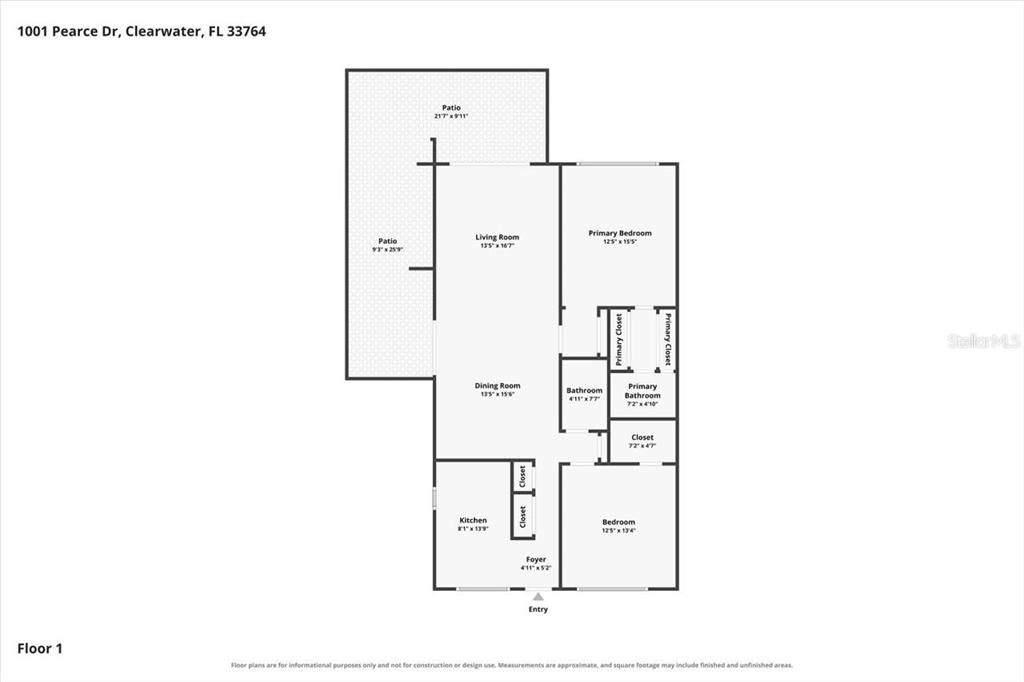 For Sale: $179,900 (2 beds, 2 baths, 1200 Square Feet)