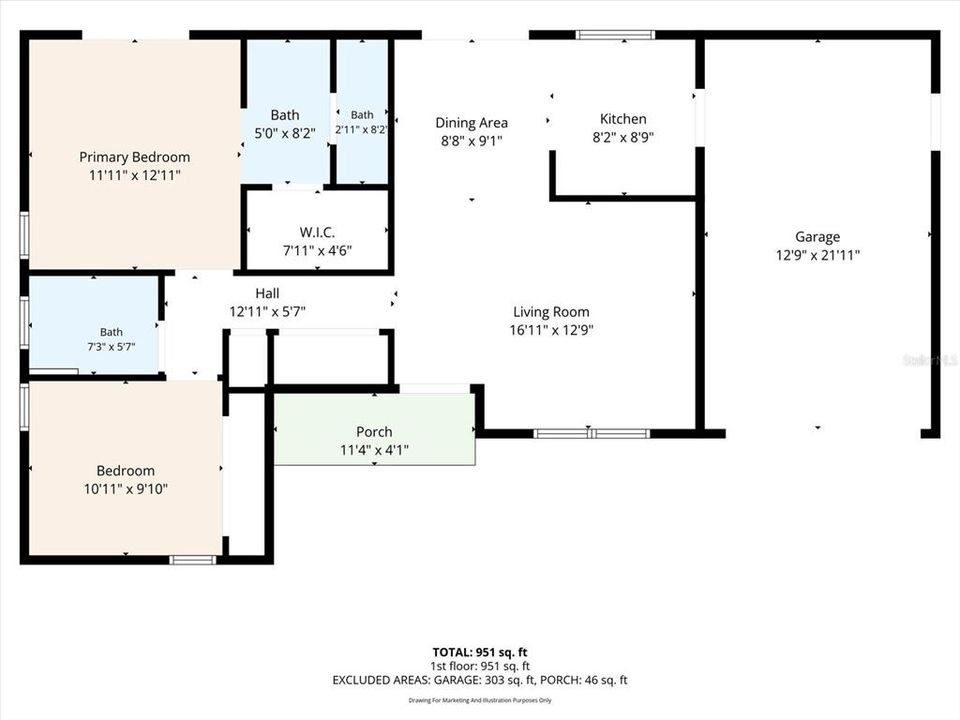 En Venta: $220,000 (2 camas, 2 baños, 1011 Pies cuadrados)