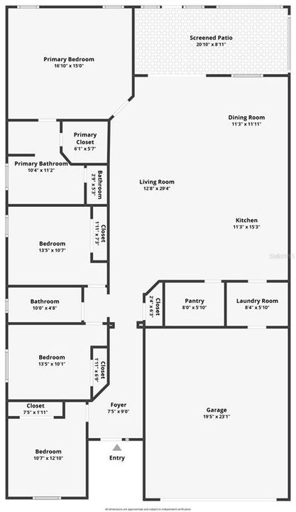 На продажу: $349,000 (4 спален, 2 ванн, 2053 Квадратных фут)