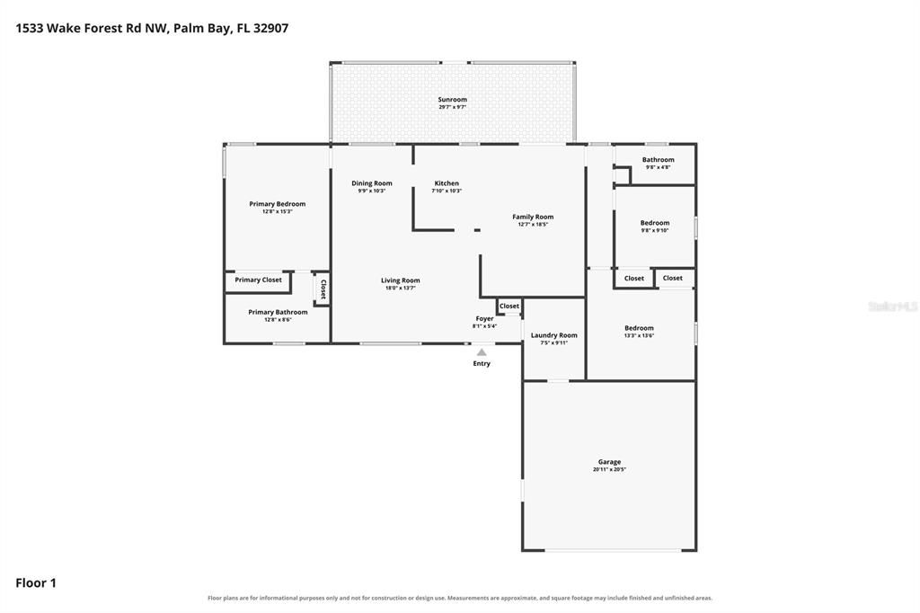 На продажу: $289,900 (3 спален, 2 ванн, 1572 Квадратных фут)