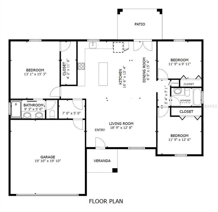 For Sale: $303,000 (3 beds, 2 baths, 1450 Square Feet)