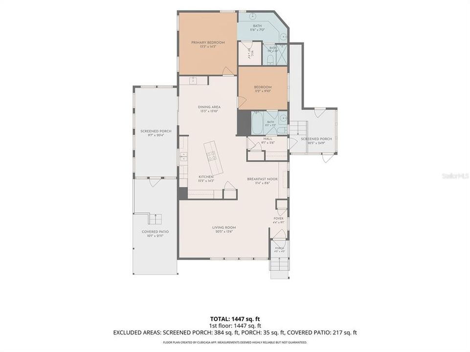 На продажу: $175,000 (2 спален, 2 ванн, 1436 Квадратных фут)