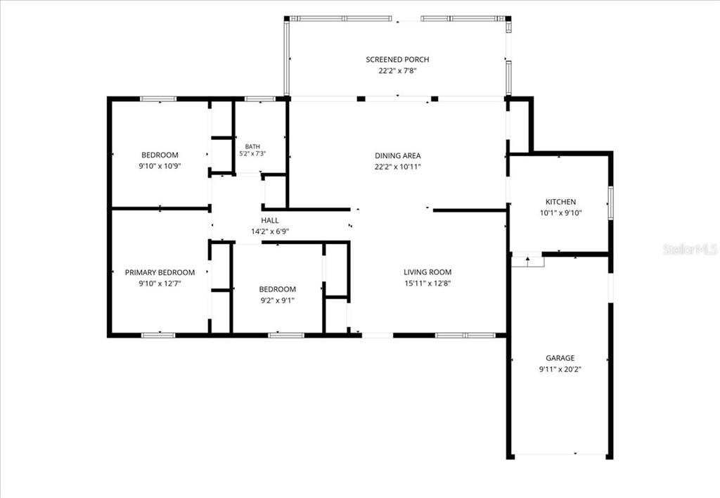 На продажу: $175,000 (3 спален, 1 ванн, 1220 Квадратных фут)