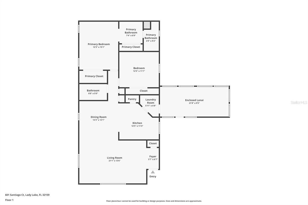 На продажу: $345,000 (2 спален, 2 ванн, 1332 Квадратных фут)