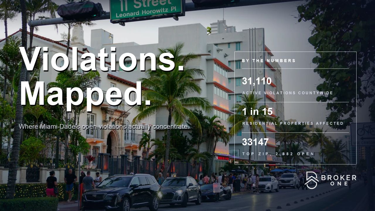 The Most Violation-Dense Neighborhoods in Miami — Where Expired Permits and Code Violations Concentrate