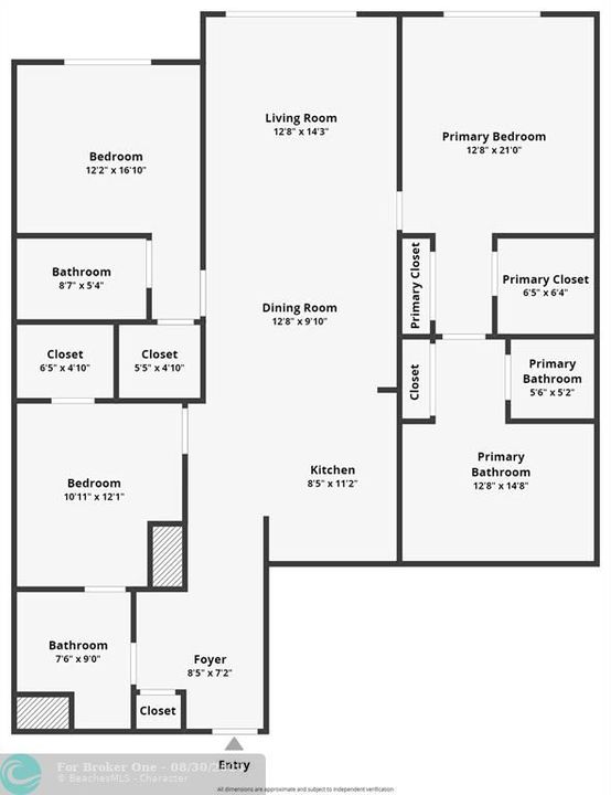 Activo con contrato: $1,250,000 (2 camas, 3 baños, 1541 Pies cuadrados)