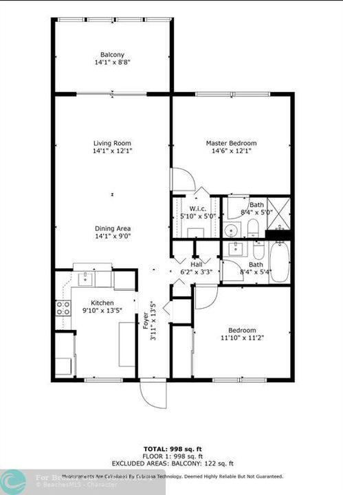 Active With Contract: $178,000 (2 beds, 2 baths, 1120 Square Feet)