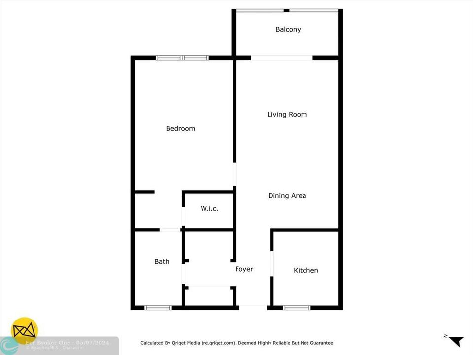 For Sale: $125,000 (1 beds, 1 baths, 768 Square Feet)