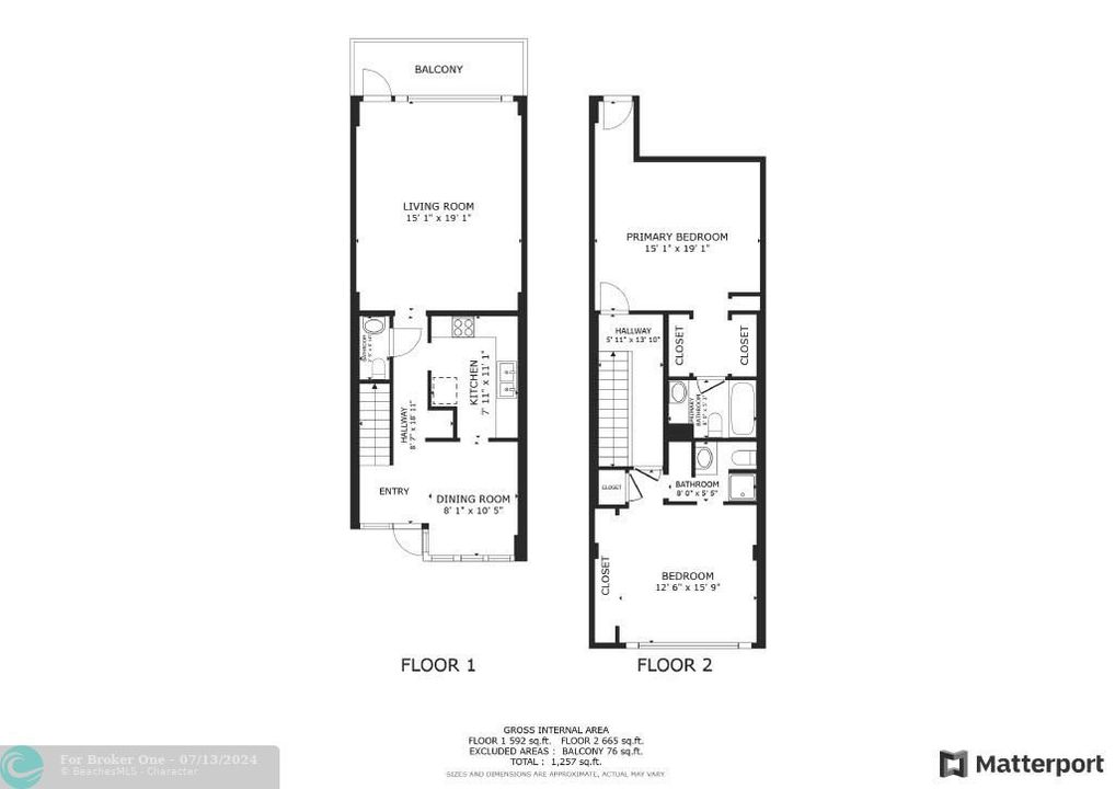 For Sale: $299,000 (2 beds, 2 baths, 1216 Square Feet)