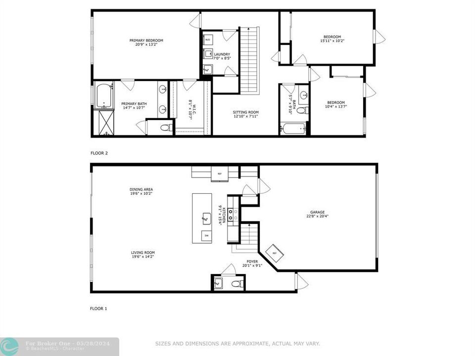 Active With Contract: $564,900 (3 beds, 2 baths, 2222 Square Feet)