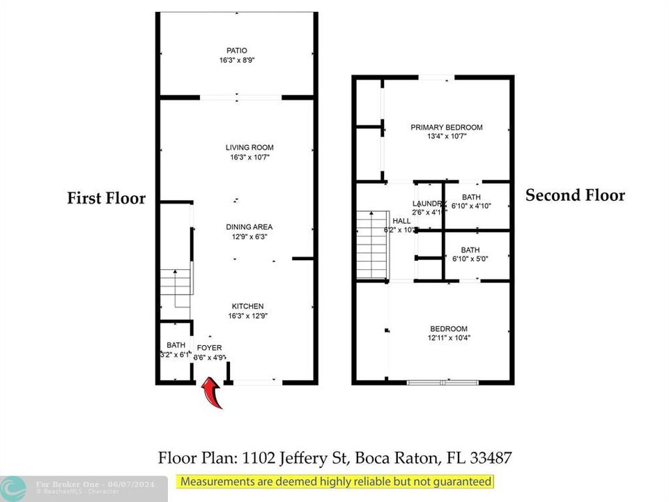 For Rent: $3,000 (2 beds, 2 baths, 1024 Square Feet)