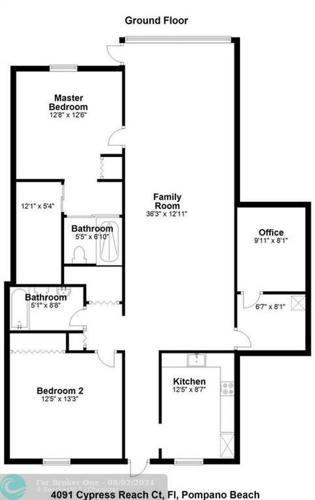 Active With Contract: $315,000 (2 beds, 2 baths, 1357 Square Feet)