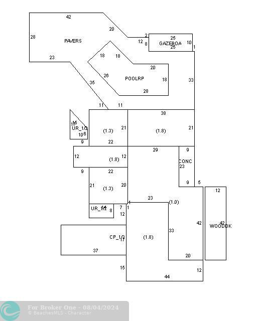 В аренду: $18,000 (7 спален, 8 ванн, 7616 Квадратных фут)