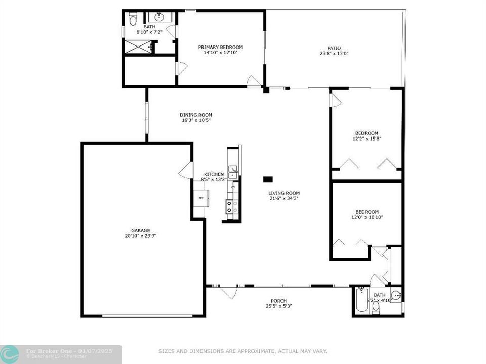 Active With Contract: $449,000 (3 beds, 2 baths, 1825 Square Feet)