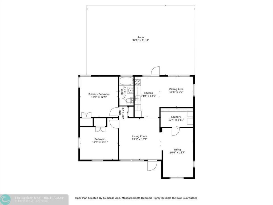 Active With Contract: $425,000 (2 beds, 1 baths, 1016 Square Feet)