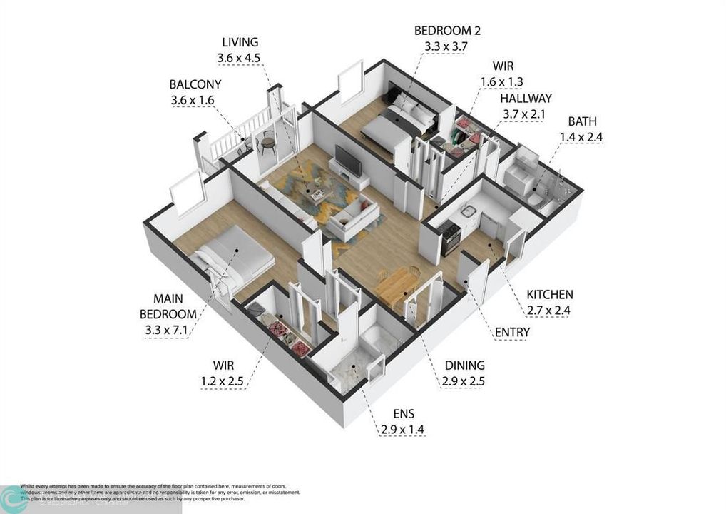 Activo con contrato: $309,000 (2 camas, 2 baños, 990 Pies cuadrados)