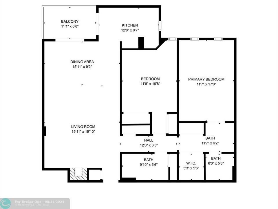 For Sale: $515,000 (2 beds, 2 baths, 1400 Square Feet)