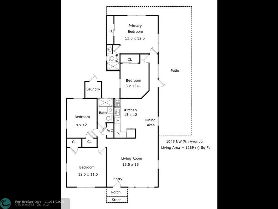 En Venta: $515,000 (4 camas, 2 baños, 1289 Pies cuadrados)