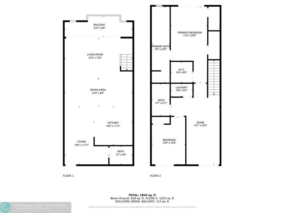 На продажу: $625,000 (3 спален, 2 ванн, 1806 Квадратных фут)